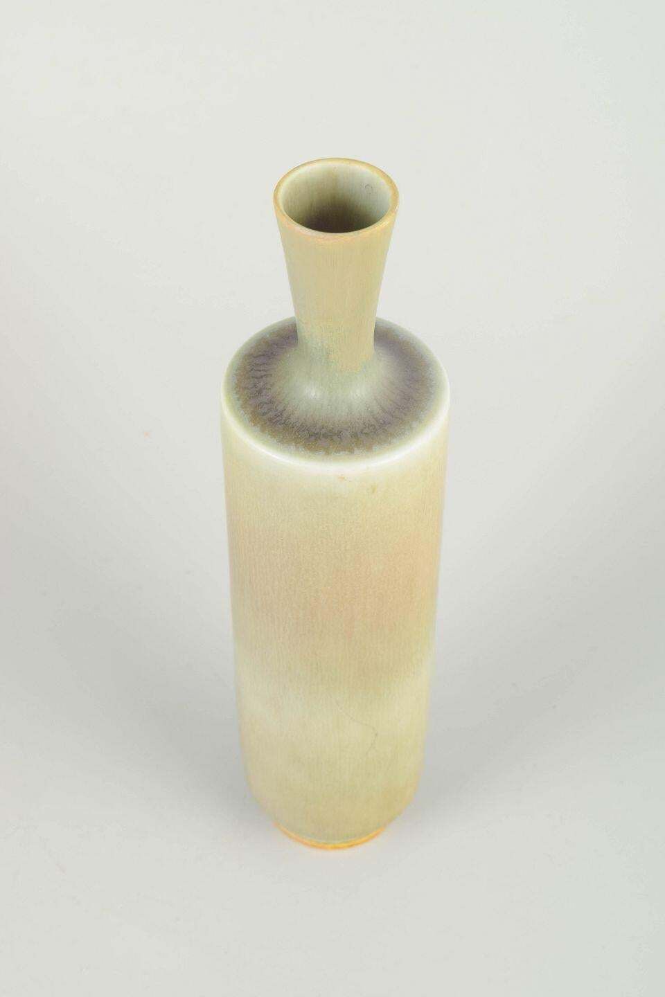 Berndt Friberg For Gustavsberg. Large Ceramic Vase In Soft Natural Tones. photo furniture
