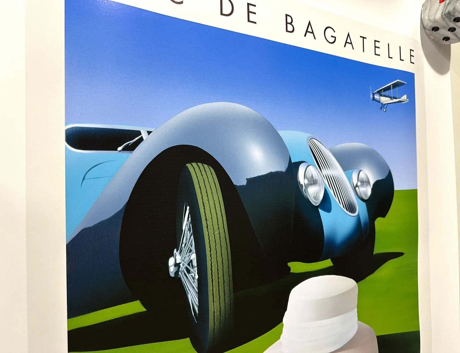 Original Razzia Louis Vuitton Bagatelle 1998 Hand Signed Vintage Poster photo furniture