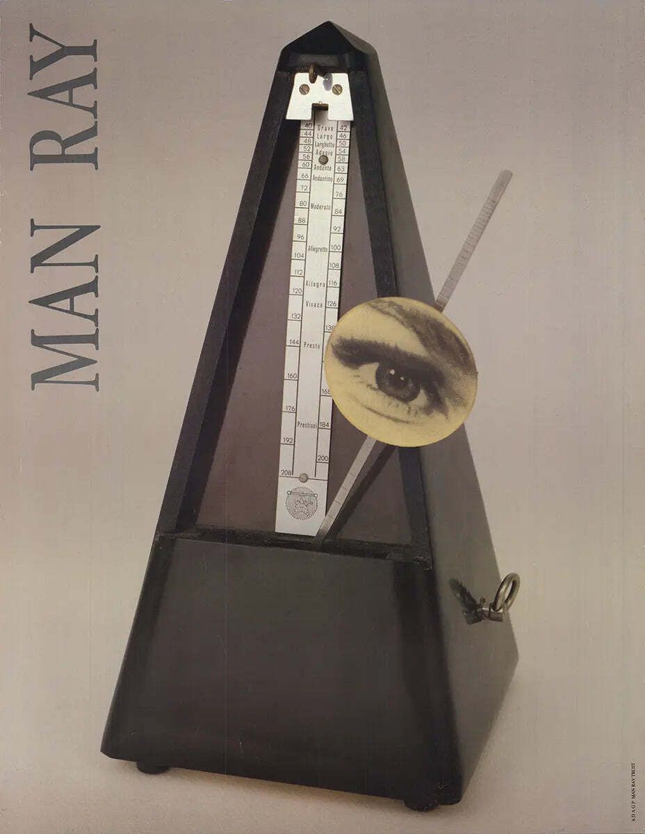 Man Ray Galerie Marion Meyer 1967 Original Surrealist Exhibition Poster photo furniture