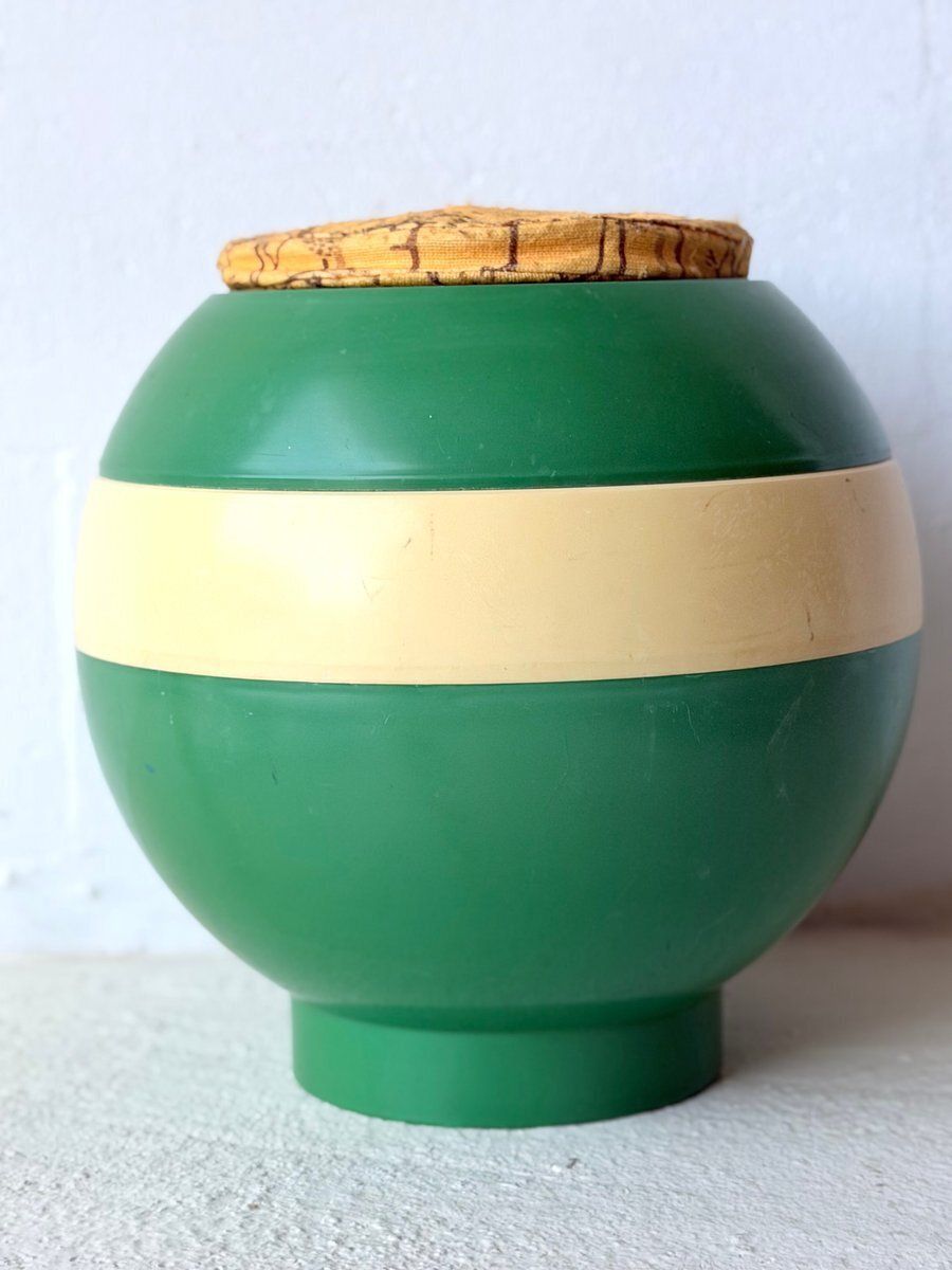 Space Age Plastic Kruk en Opbergbox, Tsjecho-Slowakije, jaren 1970