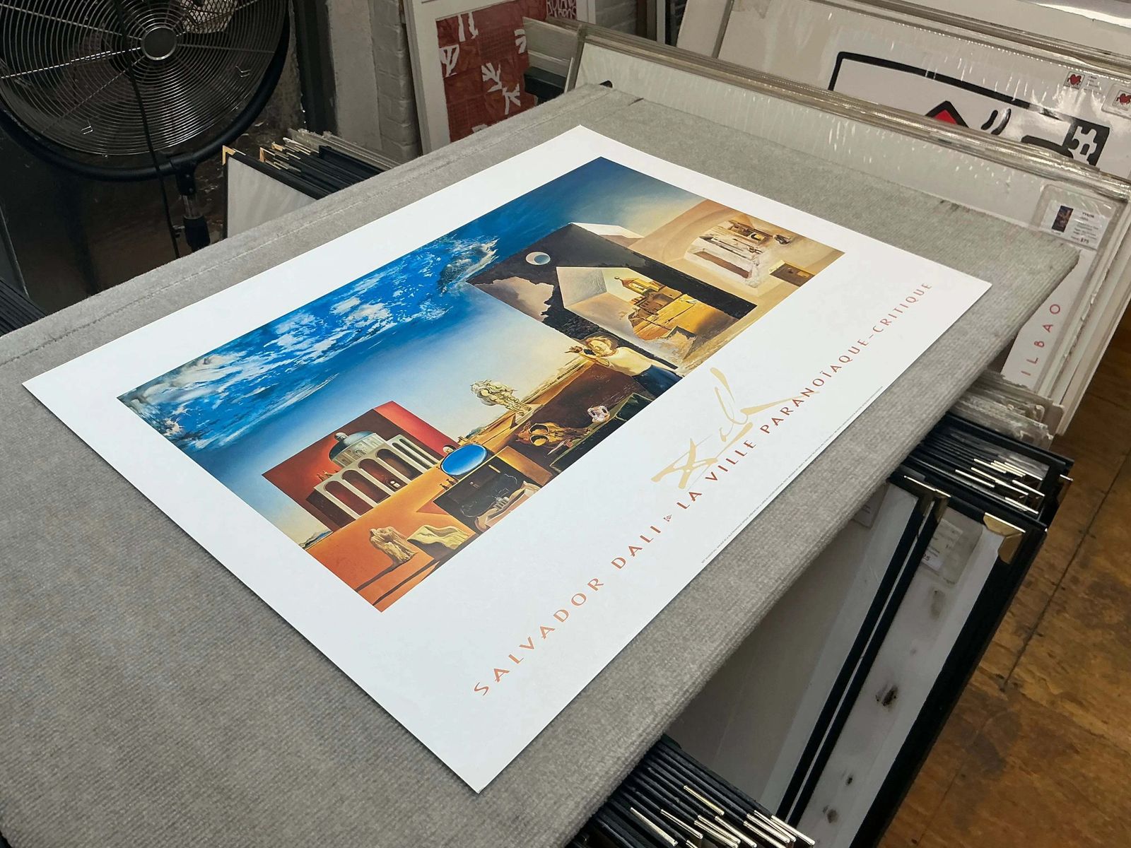 Salvador Dali Paranoiac Critical Town 1989 Offset Lithograph Art Poster photo buy
