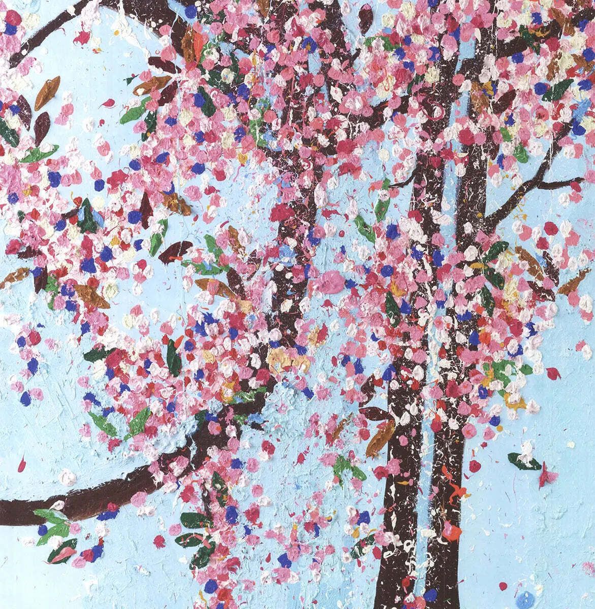 Damien Hirst Wonderful World Blossom 2021 Offset Lithografie Poster photo for sale