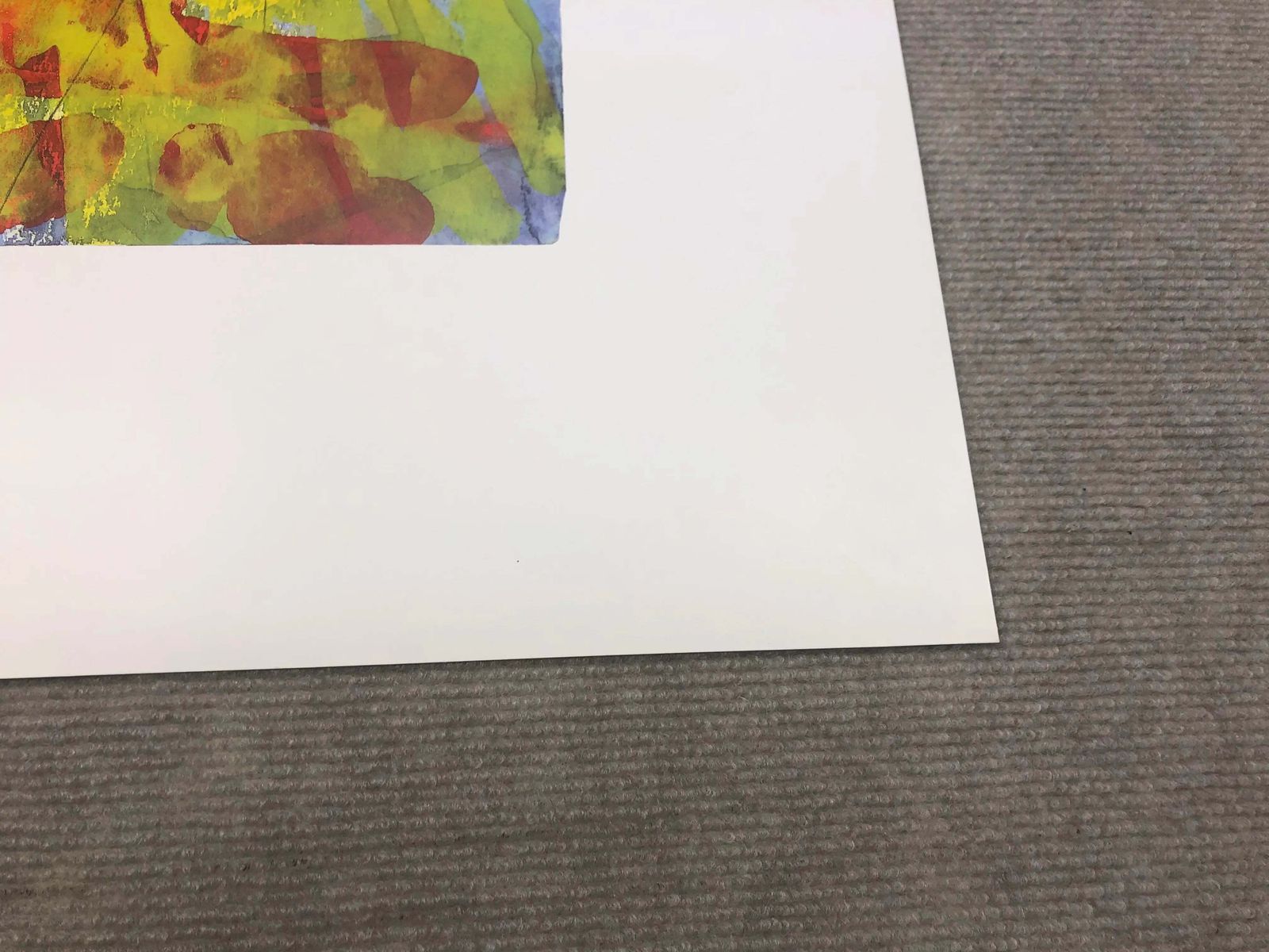 Art Lithographie offset Gerhard Richter Ibm G.El.2, 1987 photo
