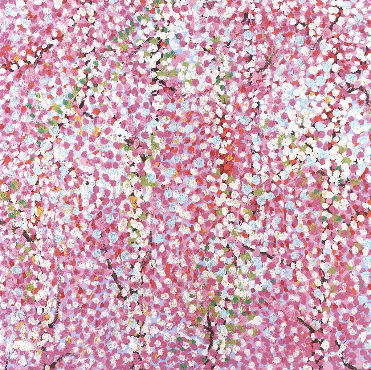 Affiche d'exposition offset lithographique Emperor's Blossom de Damien Hirst, 2021 photo furniture