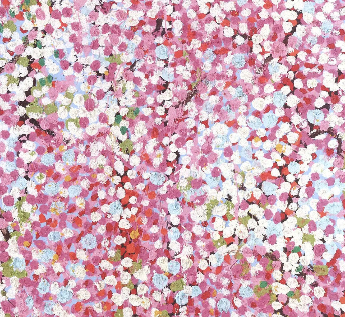 Original Damien Hirst Emperor's Blossom 2021 Offset Lithograph Exhibition Poster photo Art