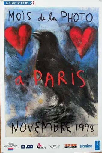 1998 Jim Dine Mois De La Photo Paris Serigraph