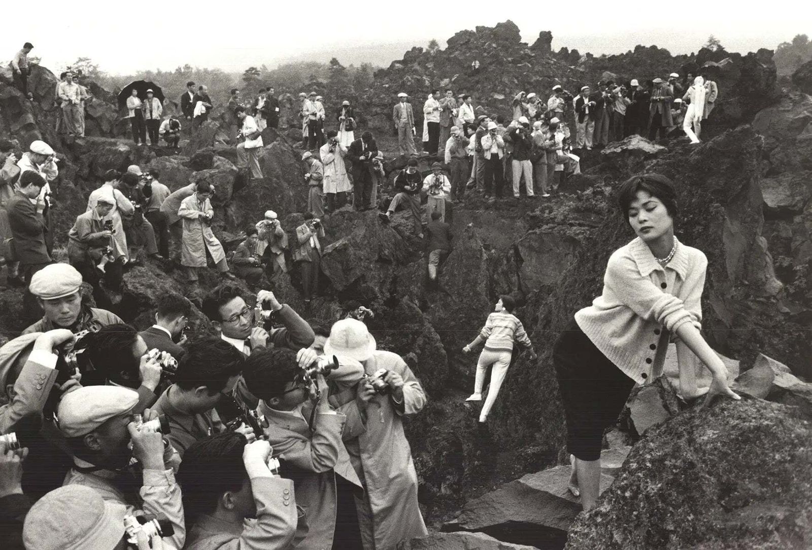 Marc Riboud Kuruizawa Japan 1994 Monochrome Offset Lithograph Art Print photo furniture