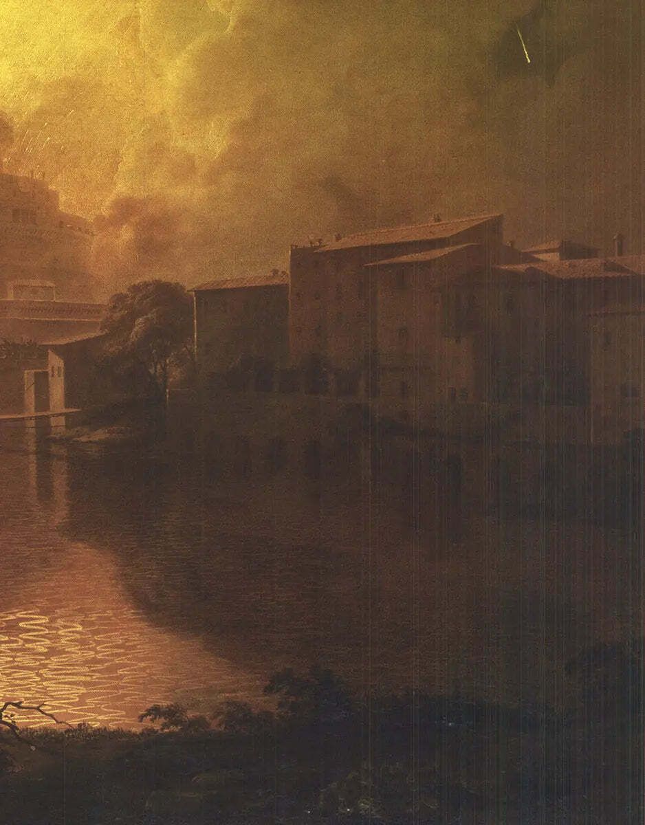 Joseph Wright Firework Display At Castel S. Angelo Rome Exhibition Poster photo Kunst