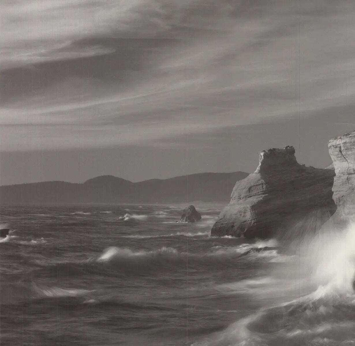 Darrell Gulin Cape Kiwanda Surf 1992 Vintage Landschapsposter photo Kunst