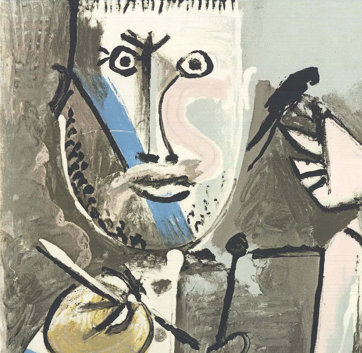 Sérigraphie en édition limitée Pablo Picasso The Artist And His Model, 1974 photo for sale