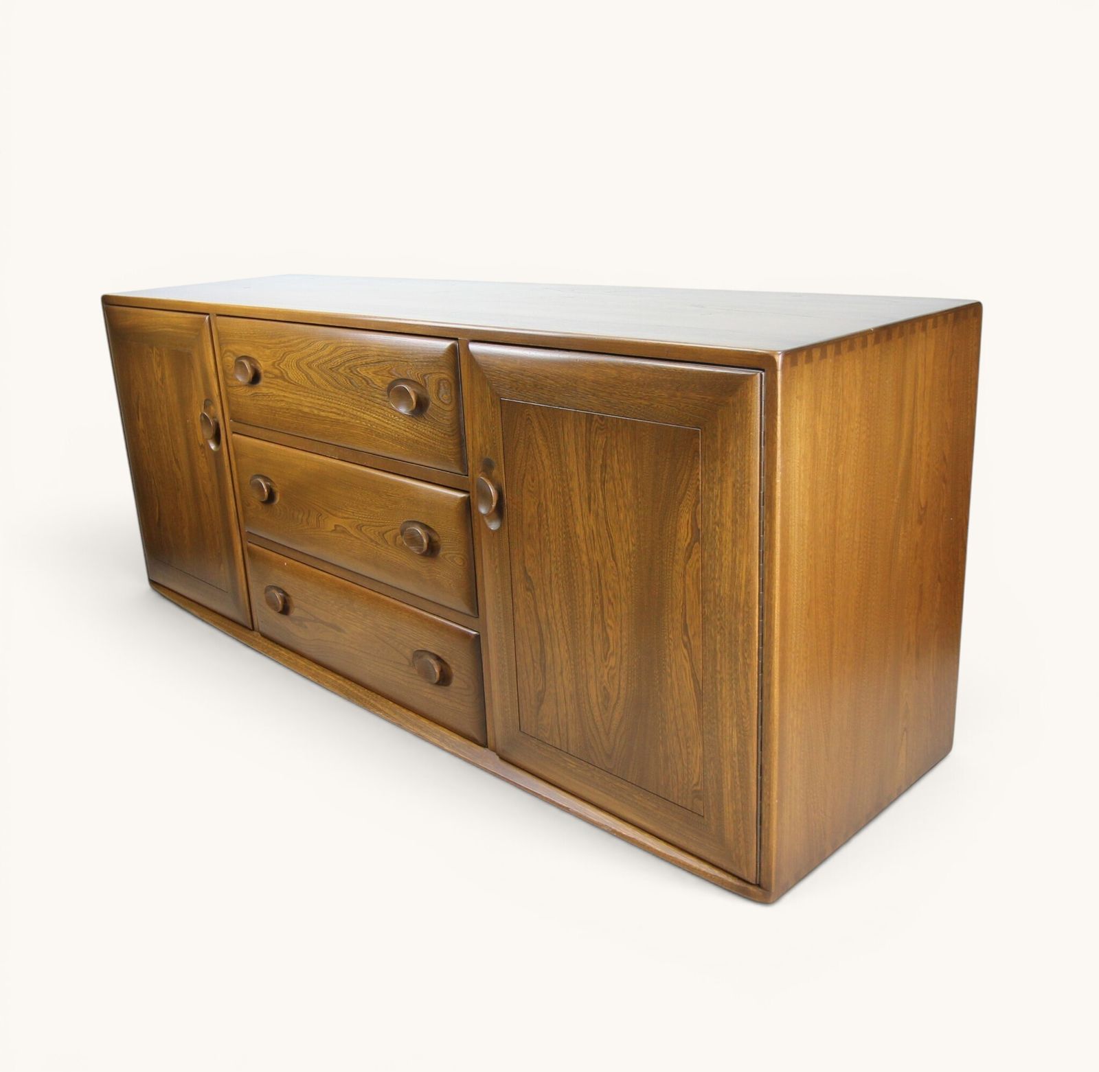 Vintage Ercol Solid Elm Sideboard In Golden Dawn photo buy