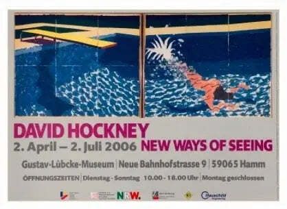Lithographie offset David Hockney New Ways Of Seeing, 2006