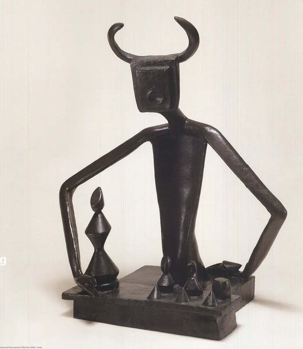 Max Ernst The King Playing With The Queen 2003 Exhibition Poster photo for sale
