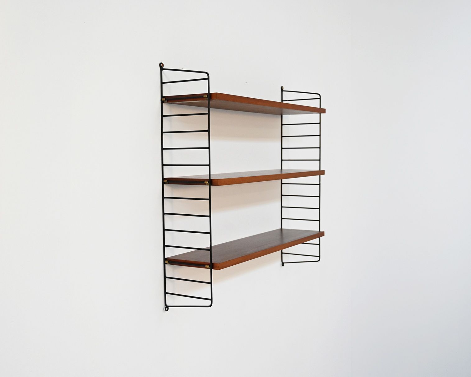 “String” Modular Shelving Unit By Nisse Strinning For String Design, 1950s photo Furniture