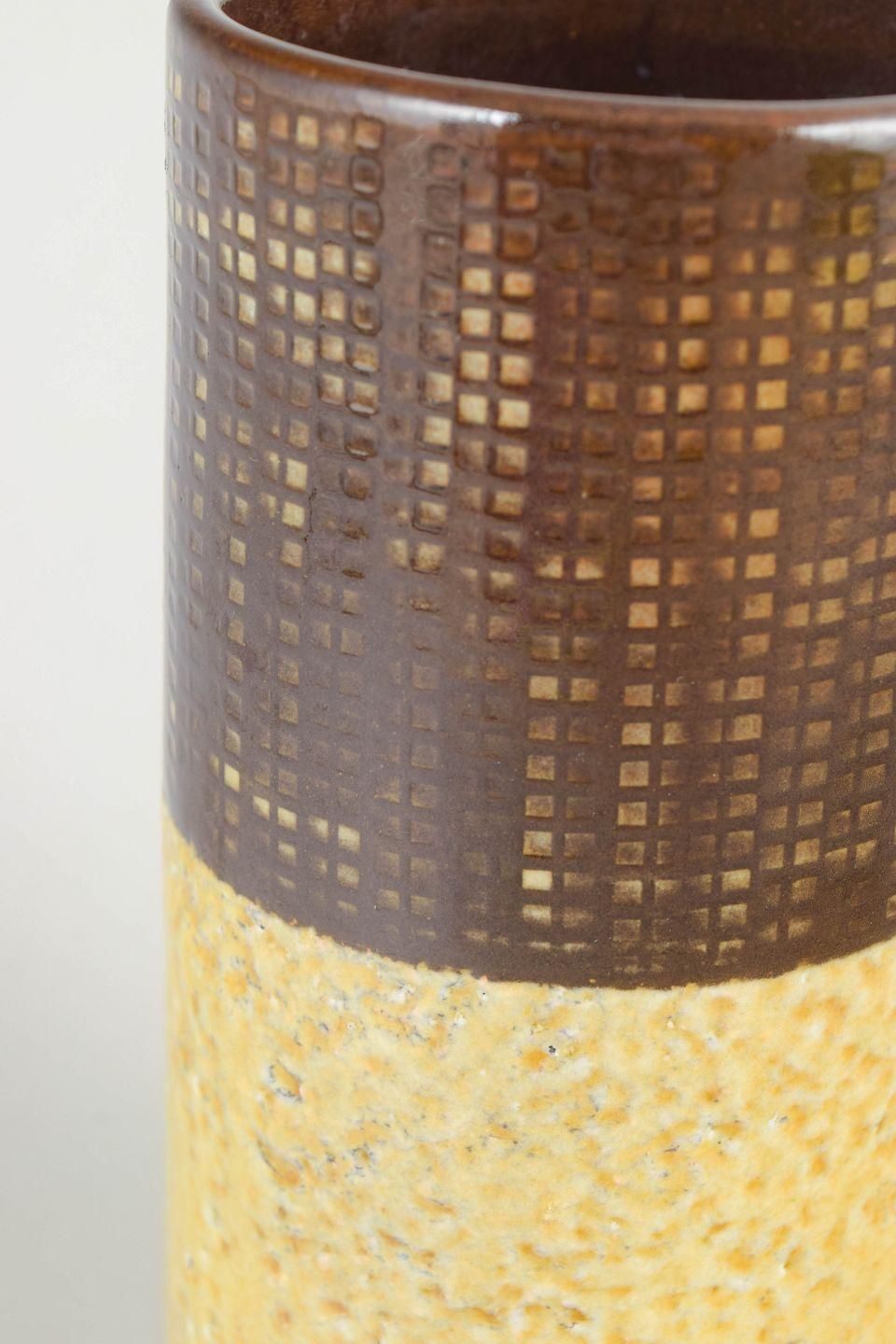 Vase en grès Ingrid Atterberg pour Upsala Ekeby, deux émaux, années 1960 photo for sale