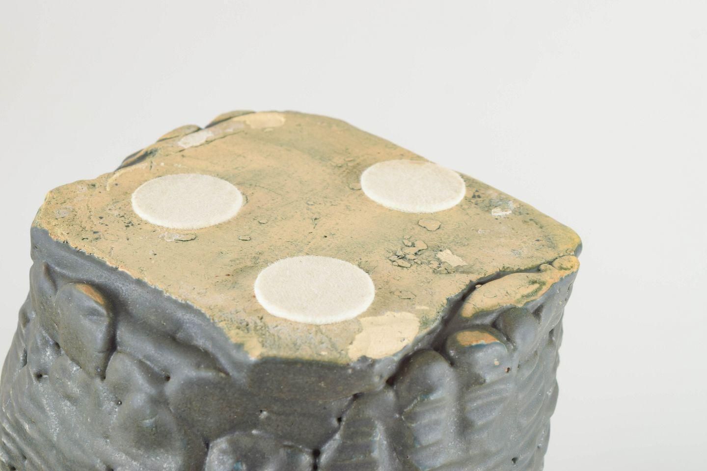 Bernard Rooke. Large Sculptural Floor Vase In Stoneware. 1960s/70s photo 847.0