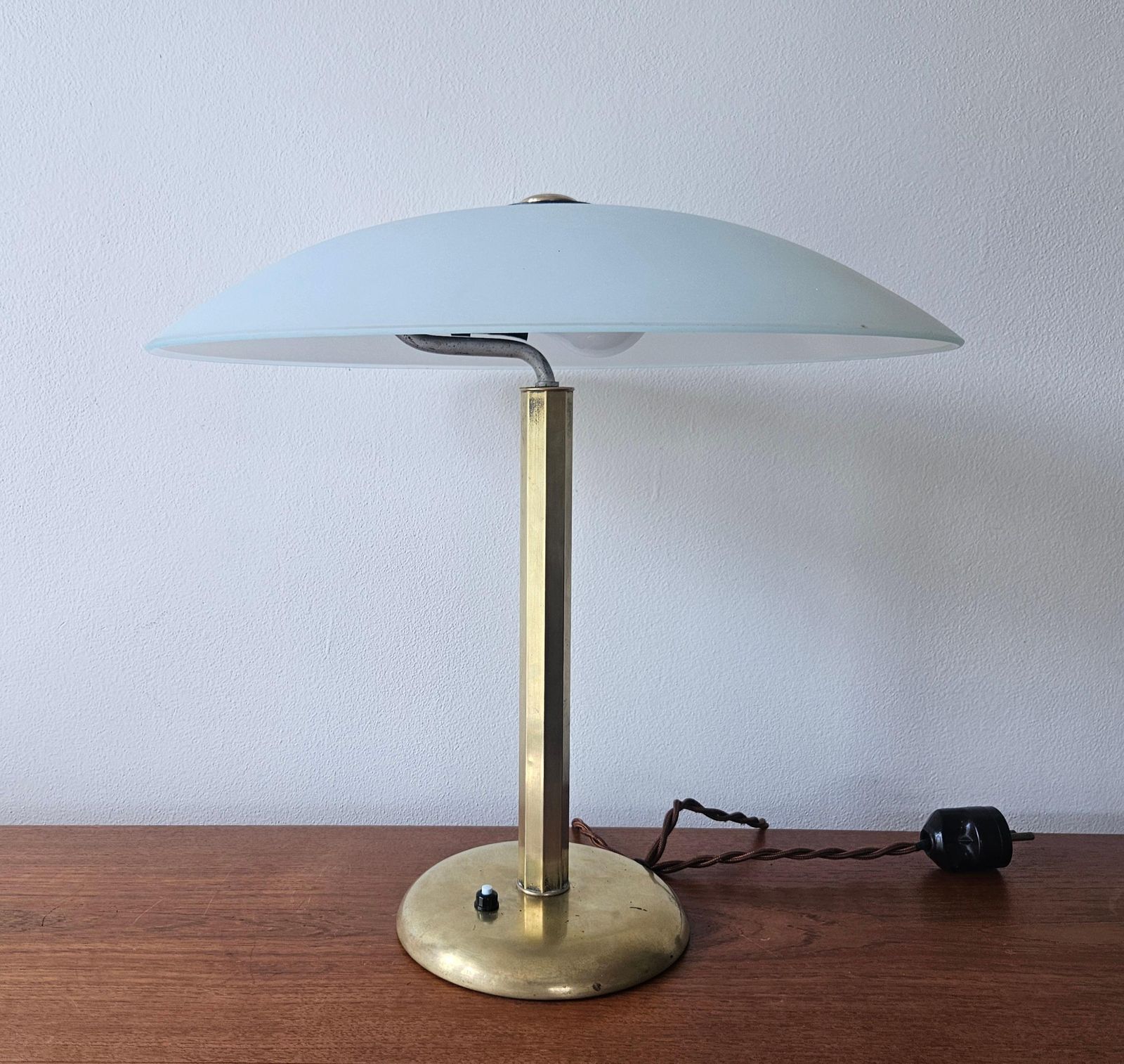 Zeer zeldzame art deco tafel- of bureaulamp, Duitsland, jaren 1930 photo for sale