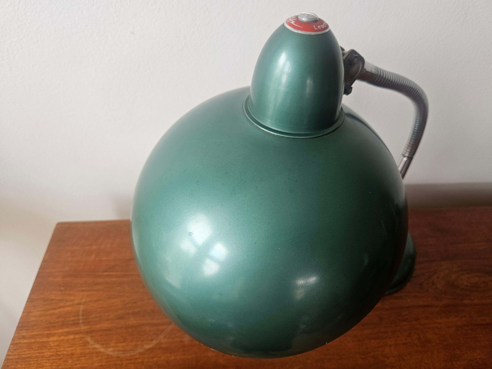 Lighting Very Rare Midcentury Industrial Table Or Desk Lamp Helo Leuchten, Germany, 1950s photo
