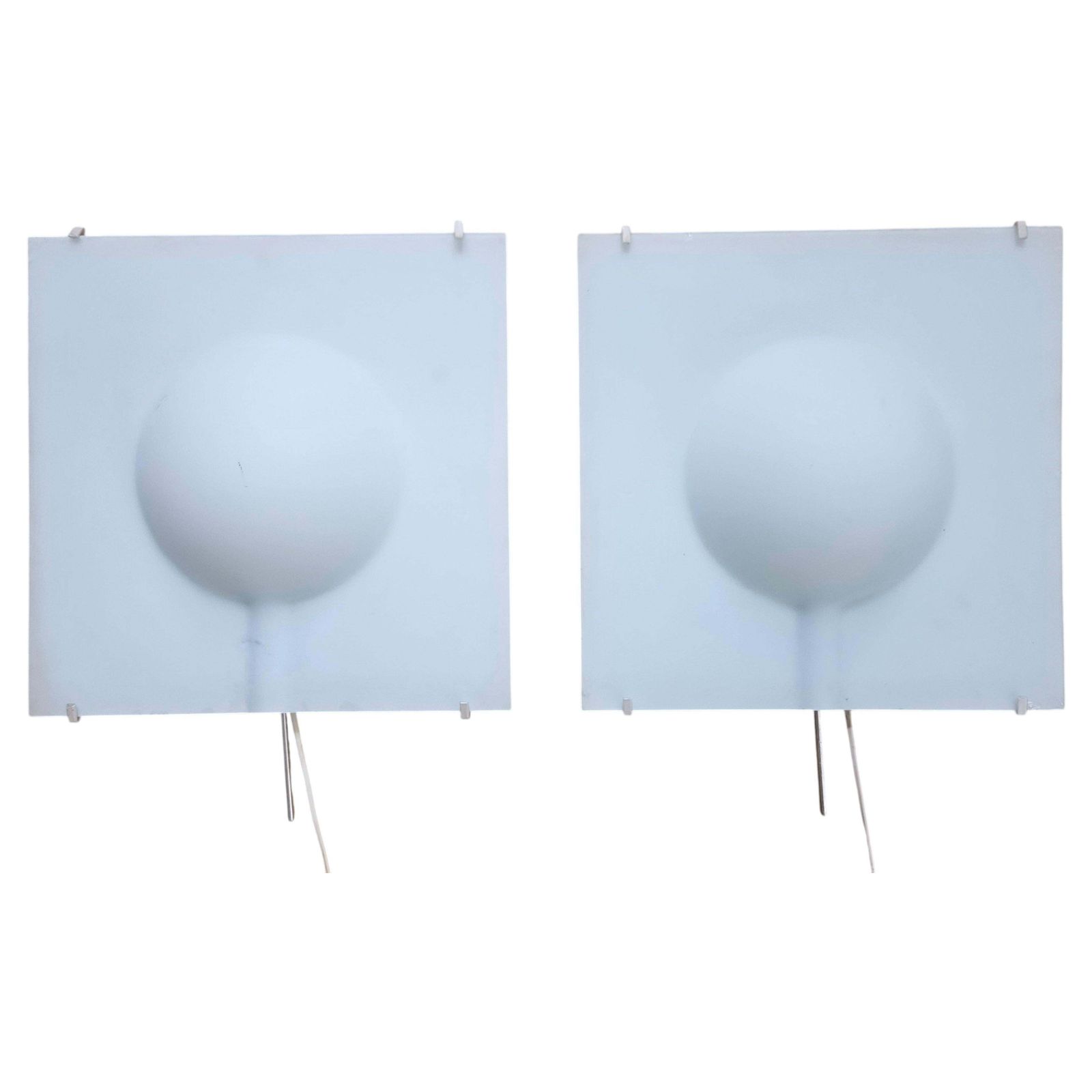 Pair Of Large Midcentury Wall Lamps Ikea Design Cecilia Johansson, Sweden, 1980s