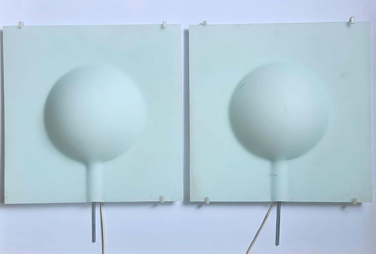 Pair Of Large Midcentury Wall Lamps Ikea Design Cecilia Johansson, Sweden, 1980s photo Lighting