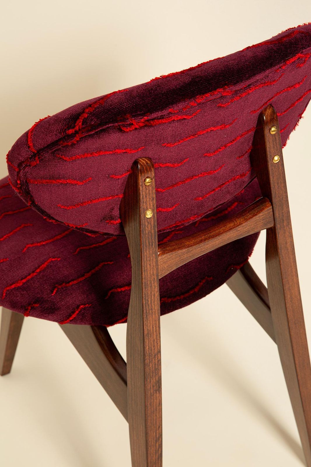 Mid-Century Mushroom Chair, Nouvelles Vagues Velvet, Dedar, J. Kedziorek, jaren 1960 photo vintage