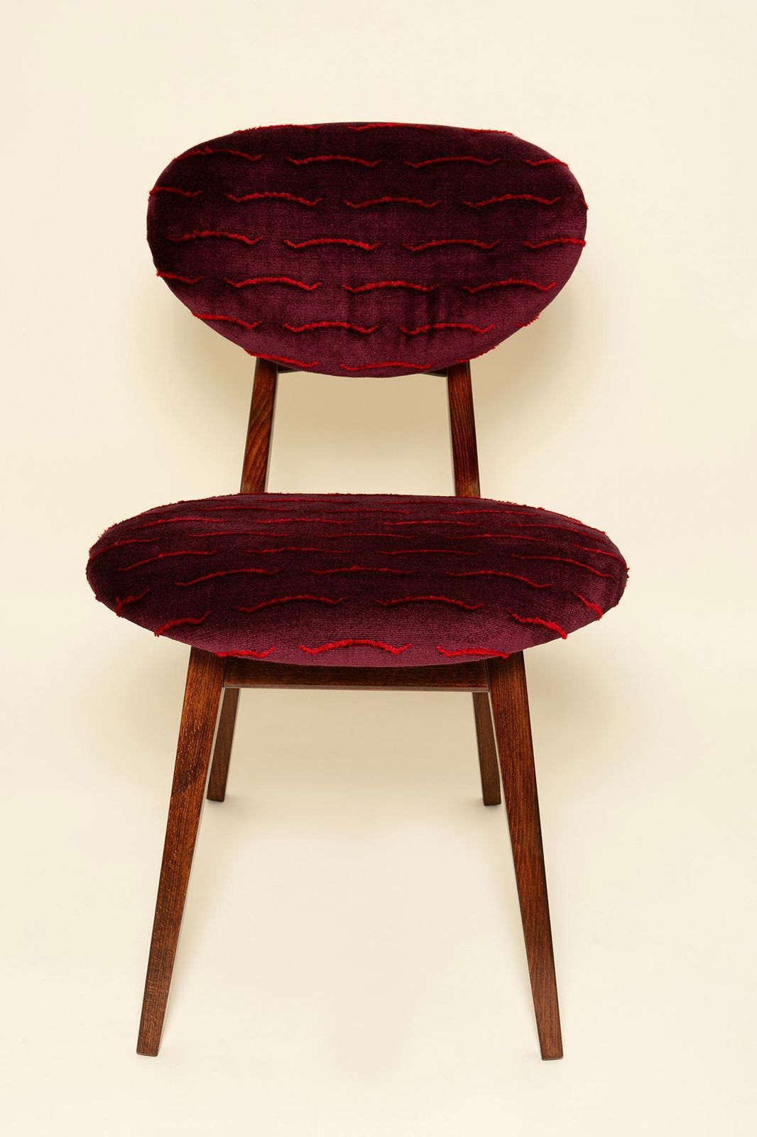 Meubels Mid-Century Mushroom Chair, Nouvelles Vagues Velvet, Dedar, J. Kedziorek, jaren 1960 photo