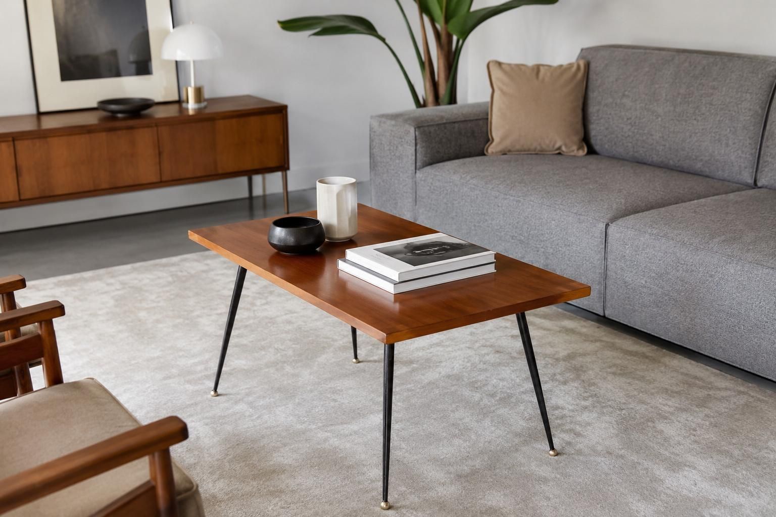 Mid Century Modern Coffee Table By Isa Bergamo, 1950s, Attributed To Gio Ponti photo buy