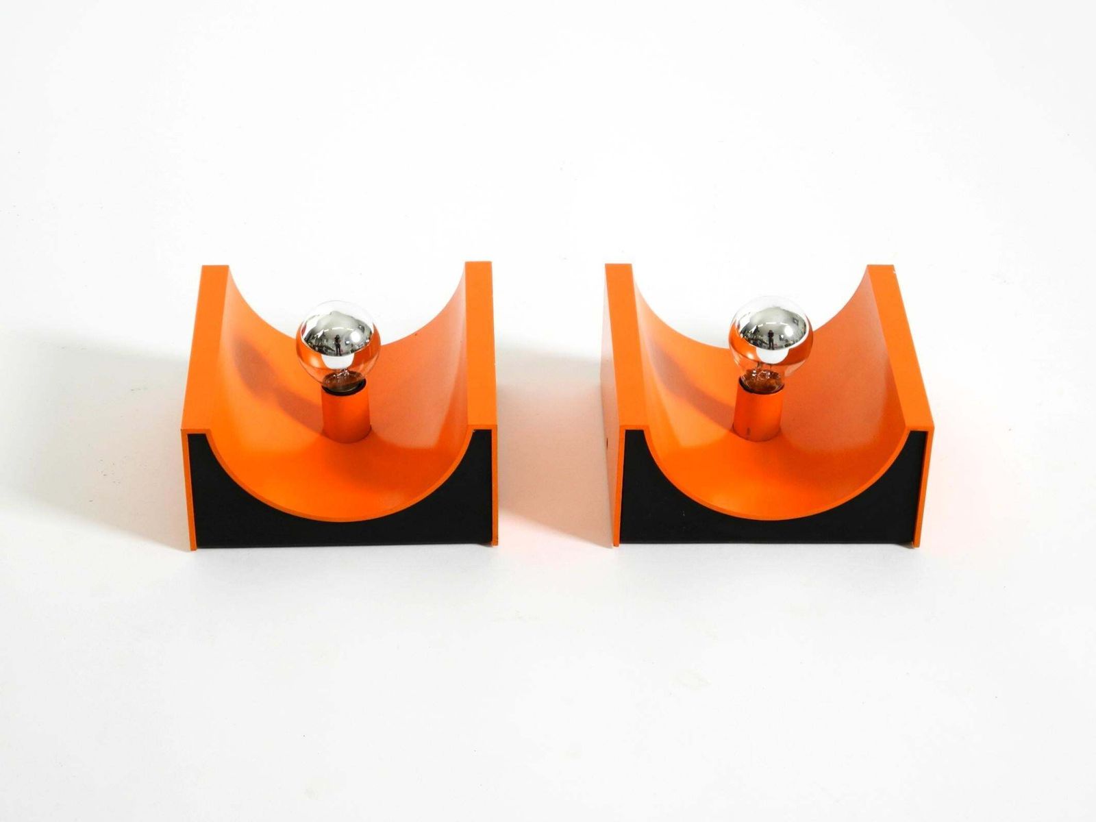 photo furniture A Pair Of 1960s Space Age Metal Wall Lamps By Klaus Hempel For Kaiser Leuchten