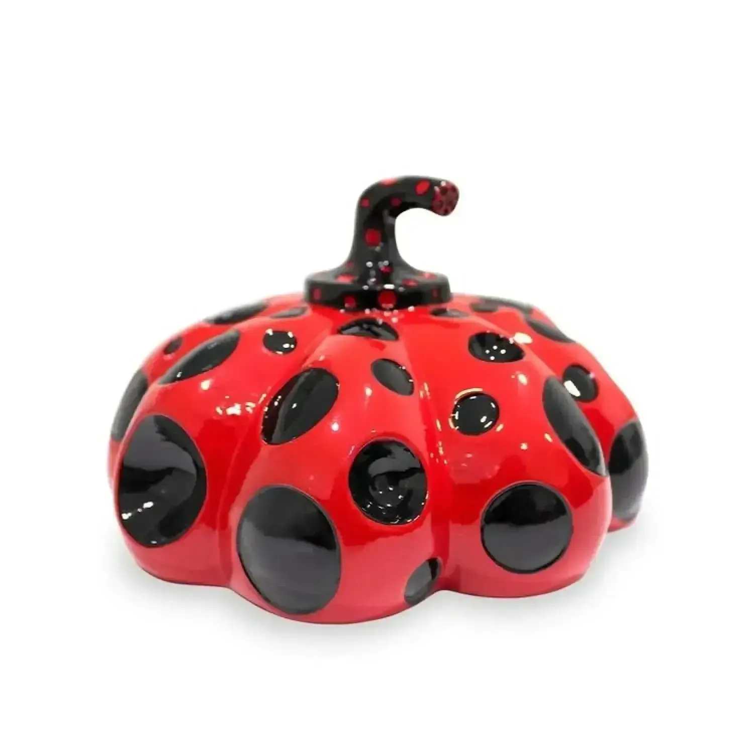 Sculpture en résine Yayoi Kusama Red Pumpkin Naoshima, édition limitée