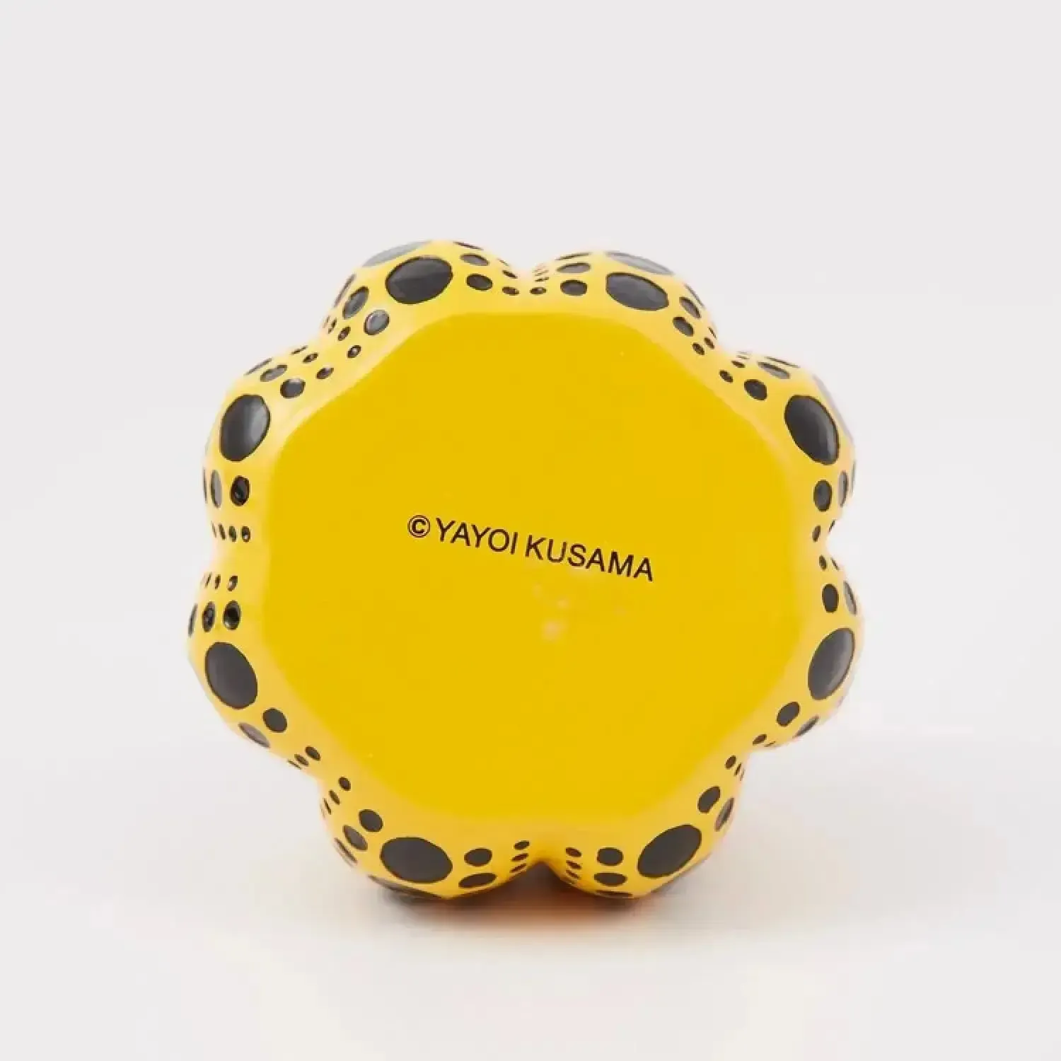 Mini citrouille en résine peinte à la main, édition limitée, Yayoi Kusama, jaune photo Décoration