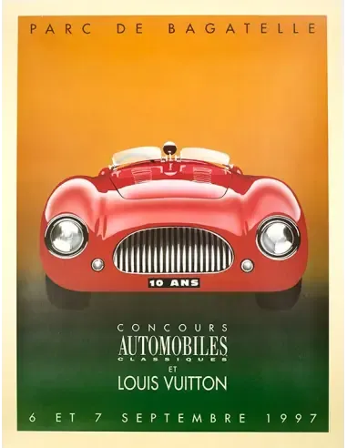 Razzia Louis Vuitton Bagatelle 1997 Original Vintage Serigraph Poster