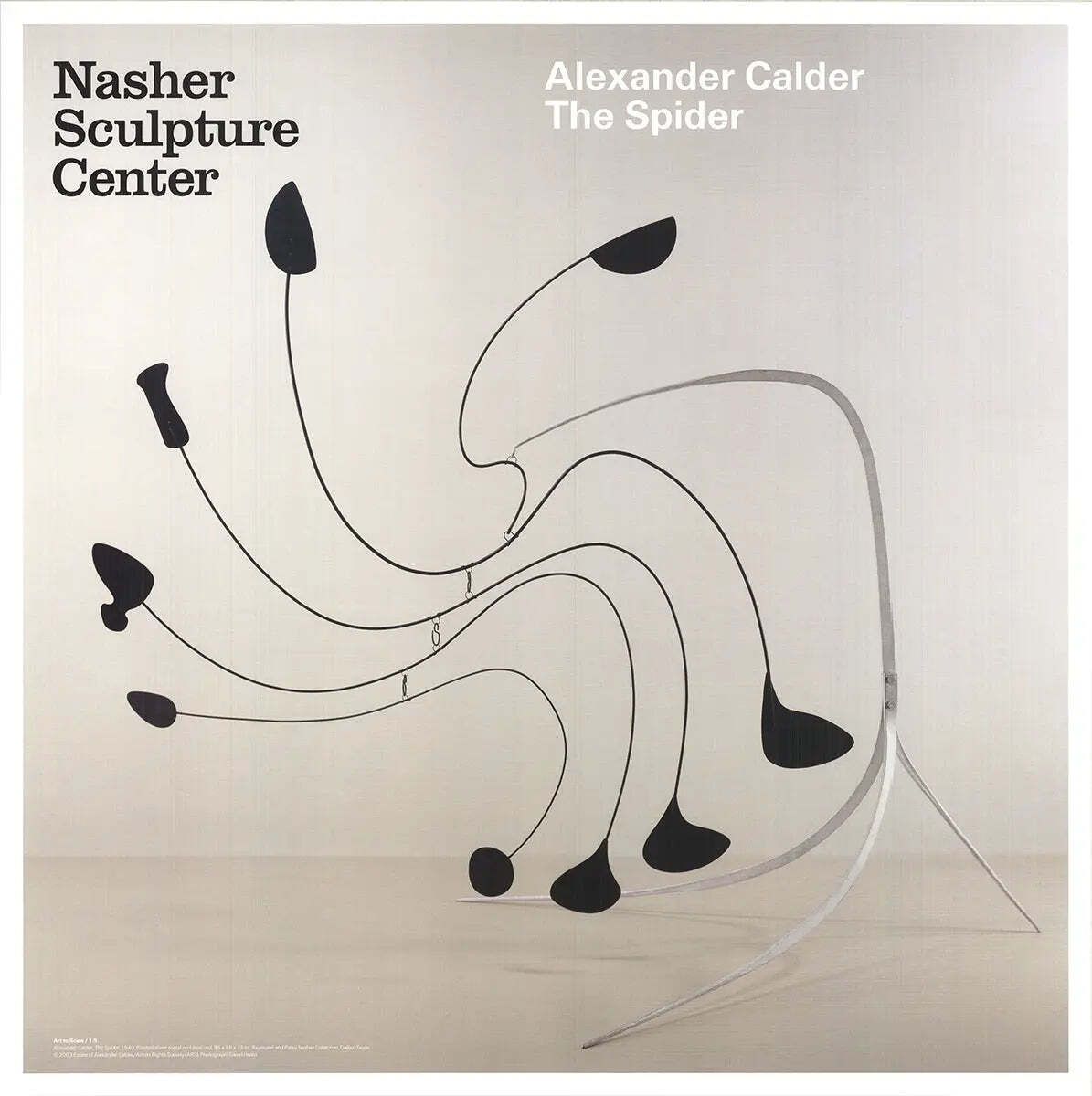Alexander Calder The Spider 2003 Nasher Sculpture Center Lithograph Poster