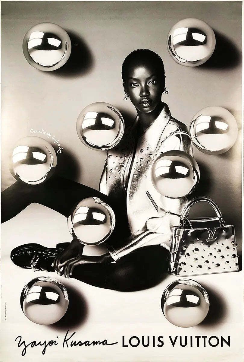 Yayoi Kusama Louis Vuitton 2023 Exhibition Large Format Advertising Poster