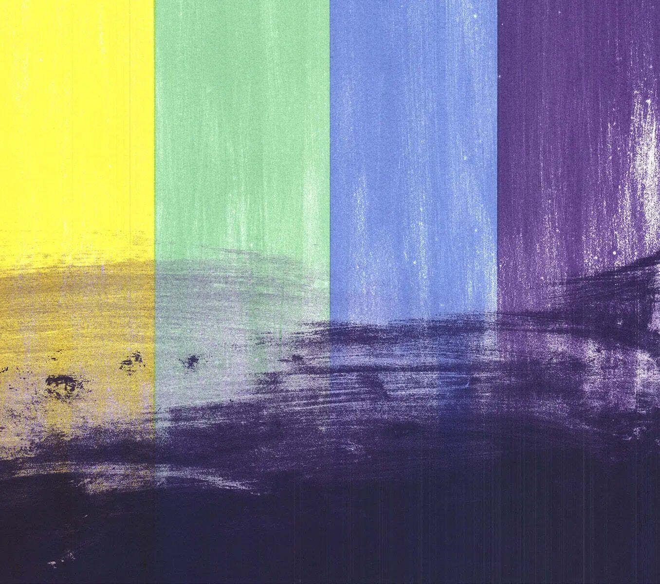 Ross Bleckner Gay Flag 1993, sérigraphie en édition limitée signée photo 1793.0