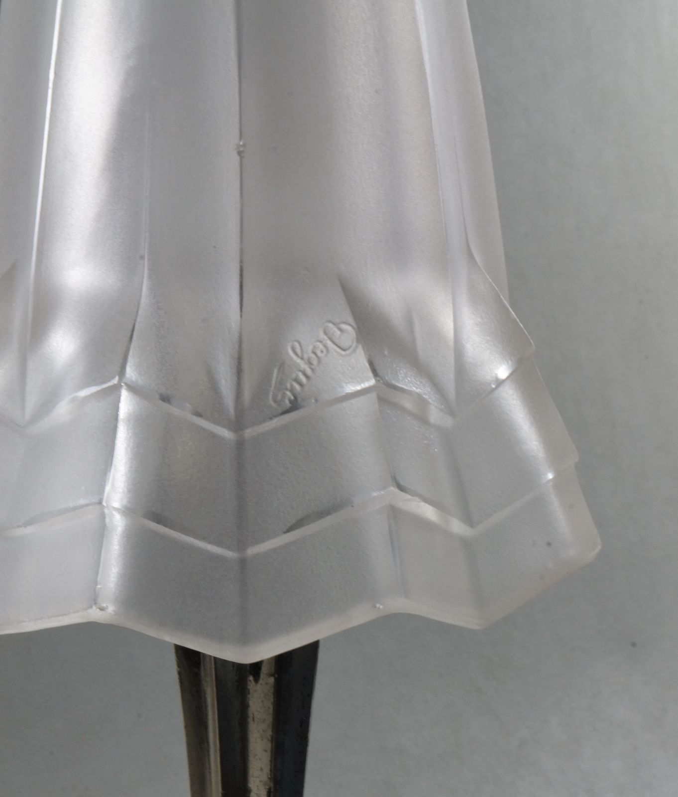 Franse art deco lamp ca. 1930 by Degue photo 1250.0