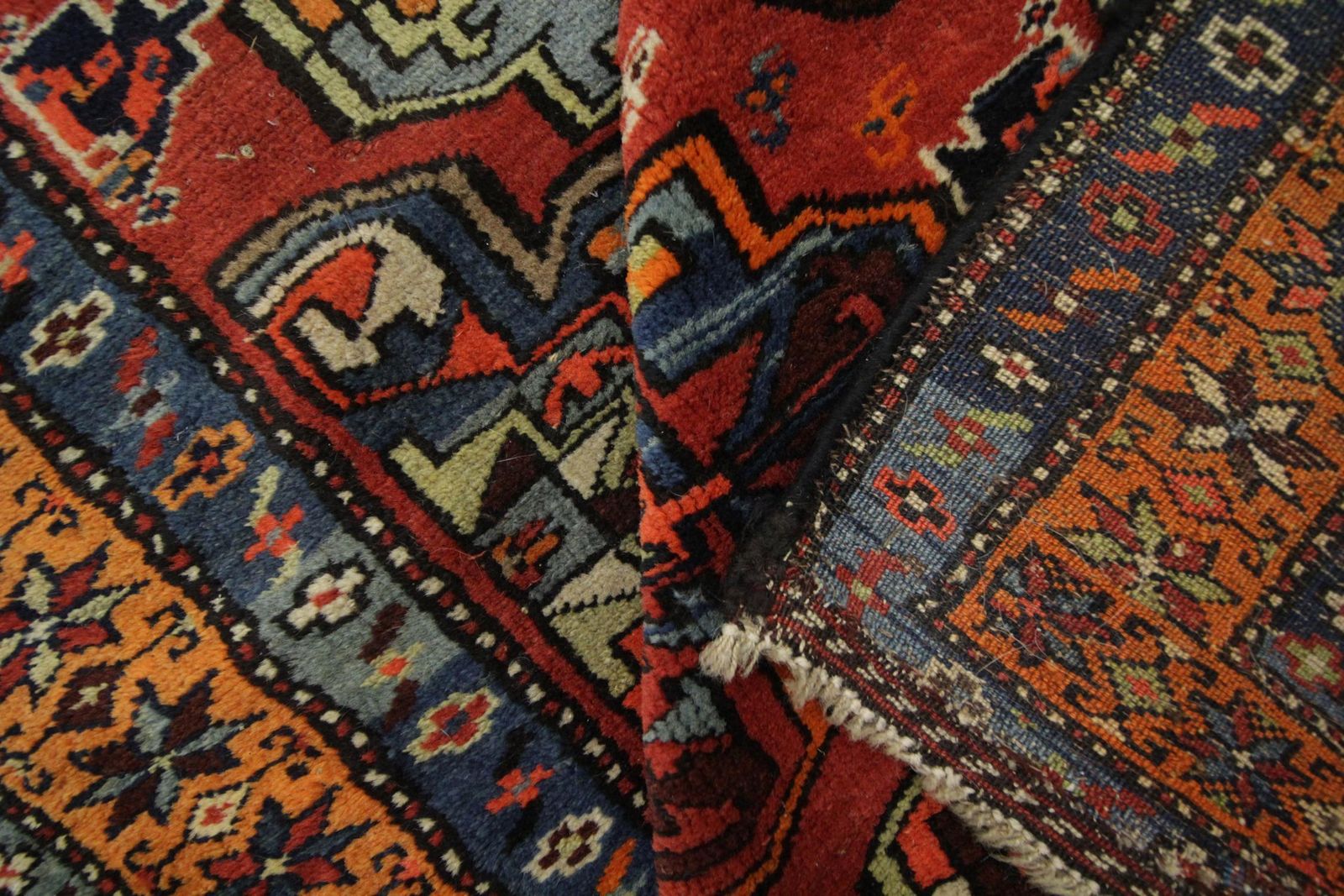 Antique Rug, Turkmen Oriental Runner, Living Room Carpet Runner photo 2856.0