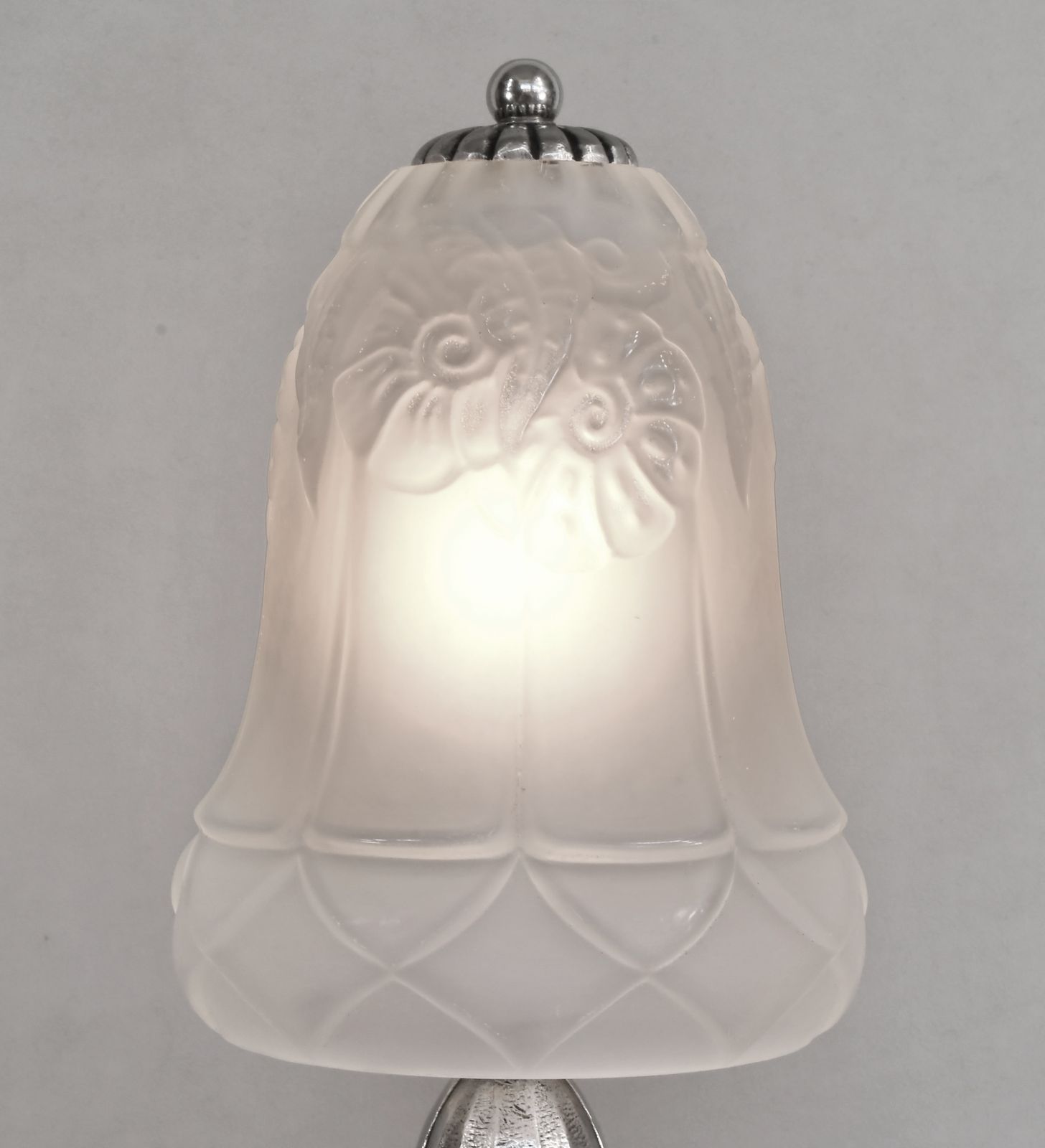 Franse art deco lamp ca. 1925, Lorrain Daum photo vinterior