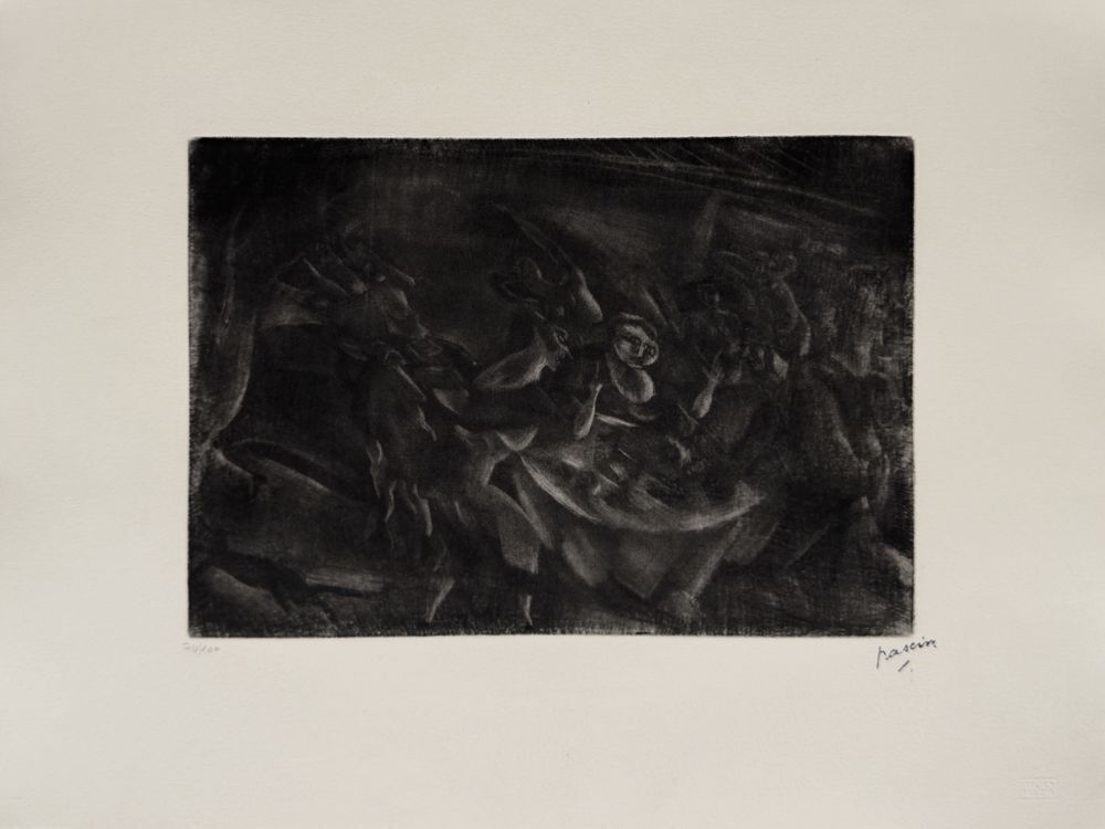 Jules Pascin Mezzotint Le Festin 1980