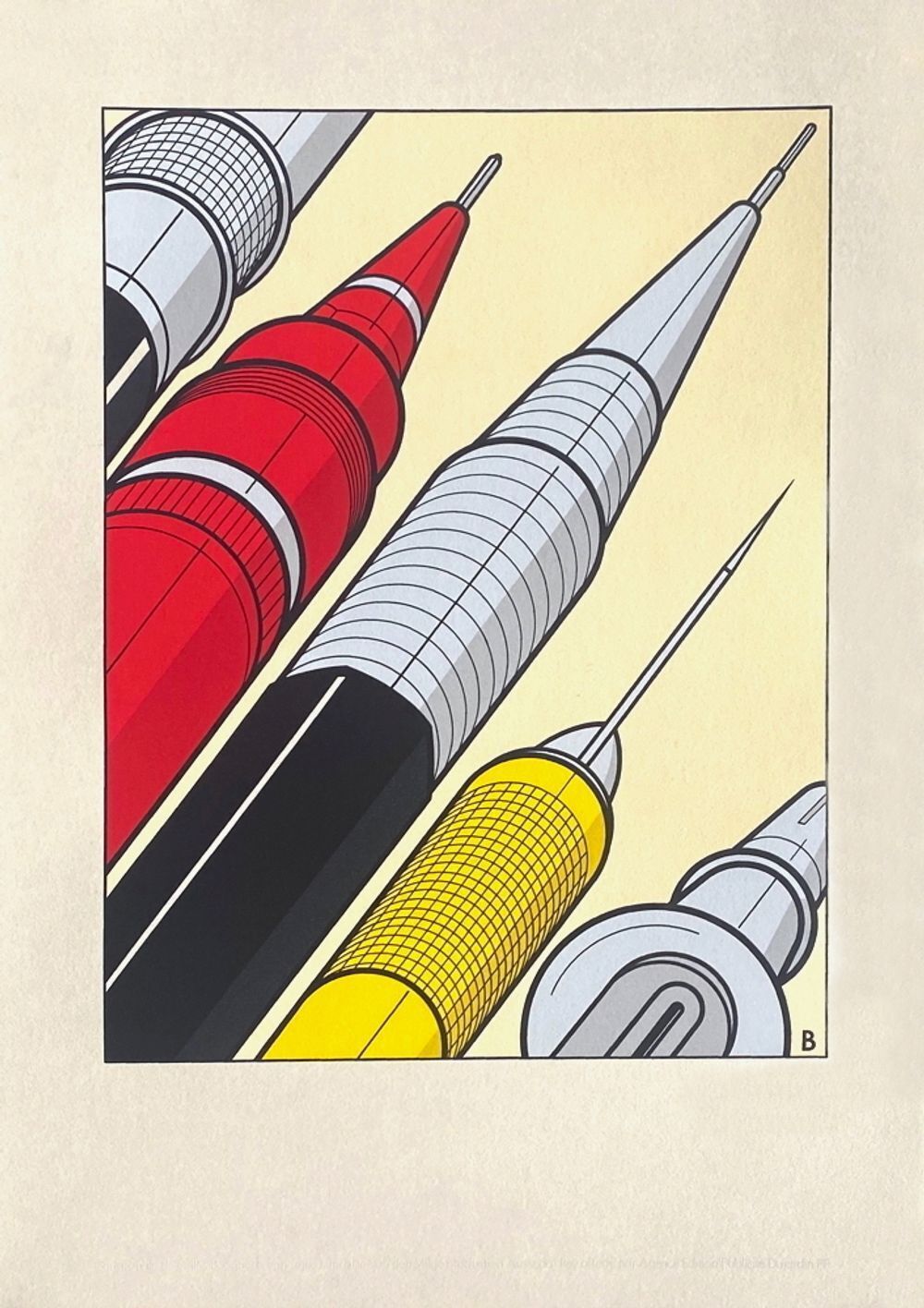 Sérigraphie Gilles Boogaerts, Agence Dujardin, 1992