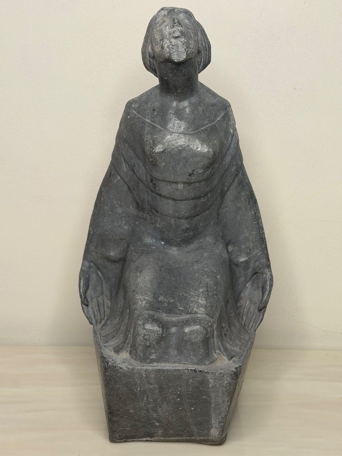 Art Deco Sculpture Joan Of Arc The Maid Of Orléans ​In The Manner Of Eric Gill photo furniture