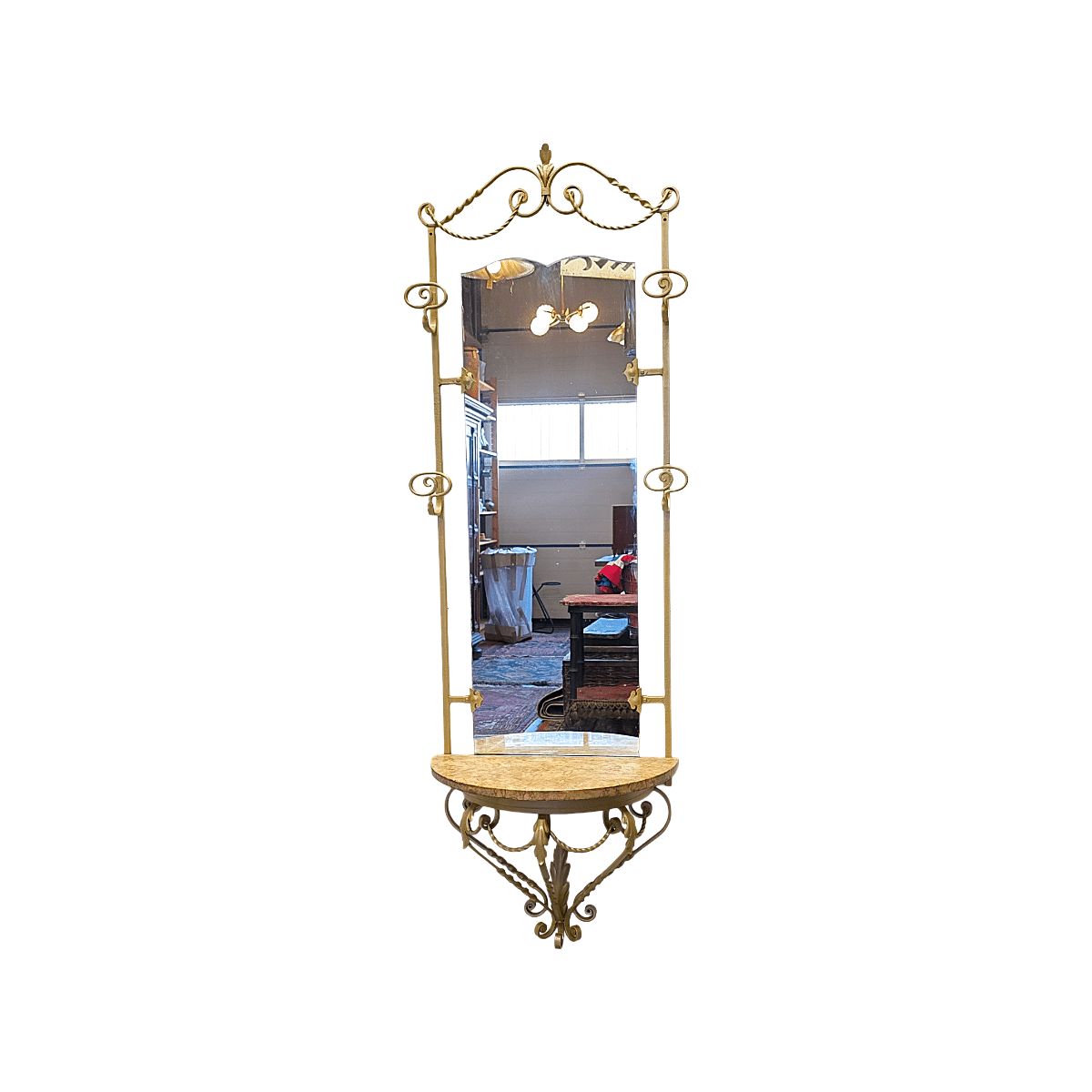 Miroir français vintage, mid-century