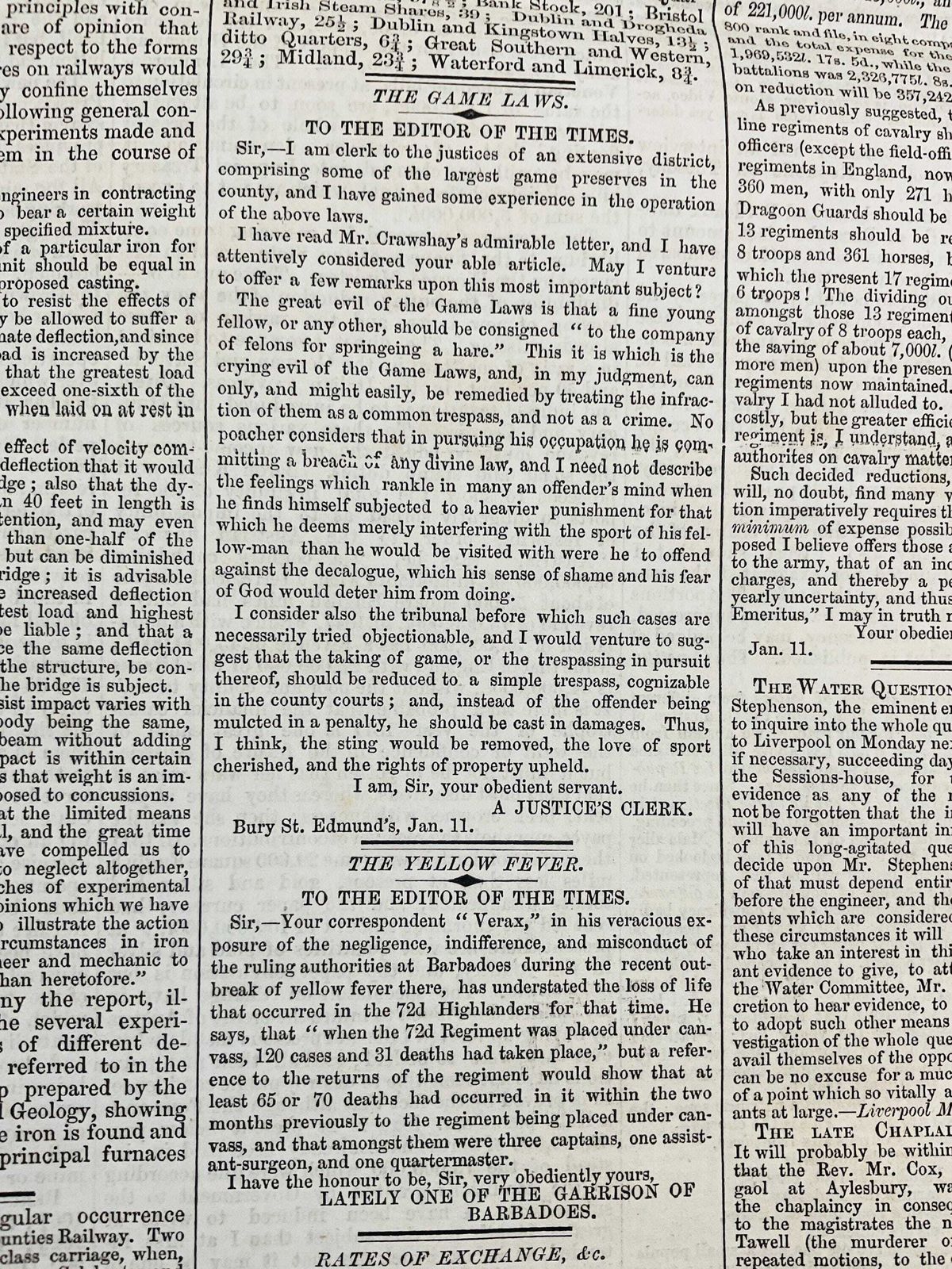 photo buy Editie 1850 van 'The Times' - Twee gebonden nummers met volledige supplementen