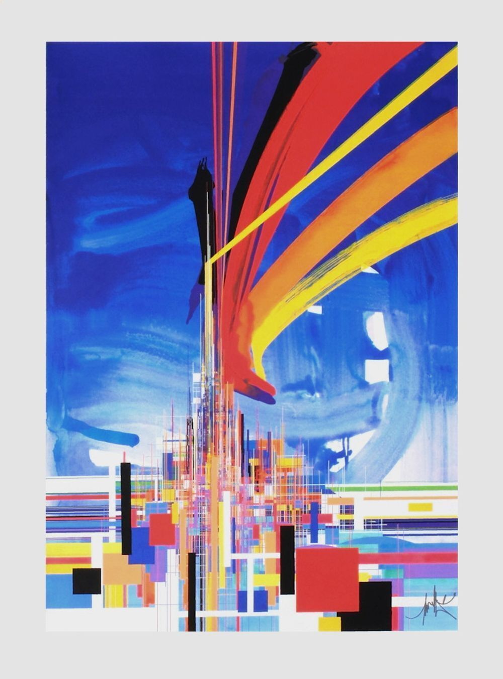 Raymond Moretti Zeefdruk Architecture 1992