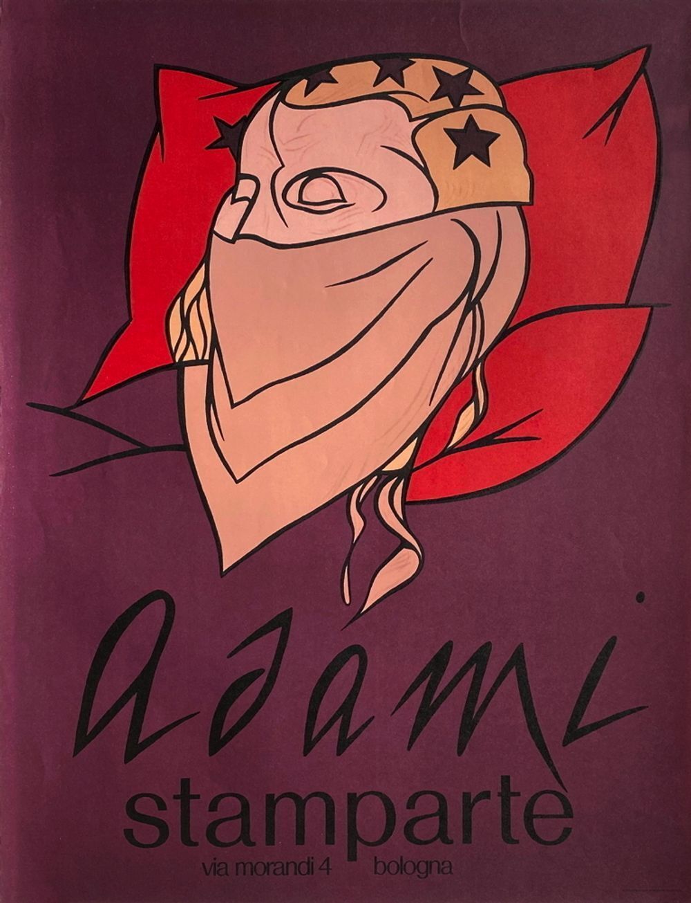 Valério Adami Poster Expo Stamparte Bologna