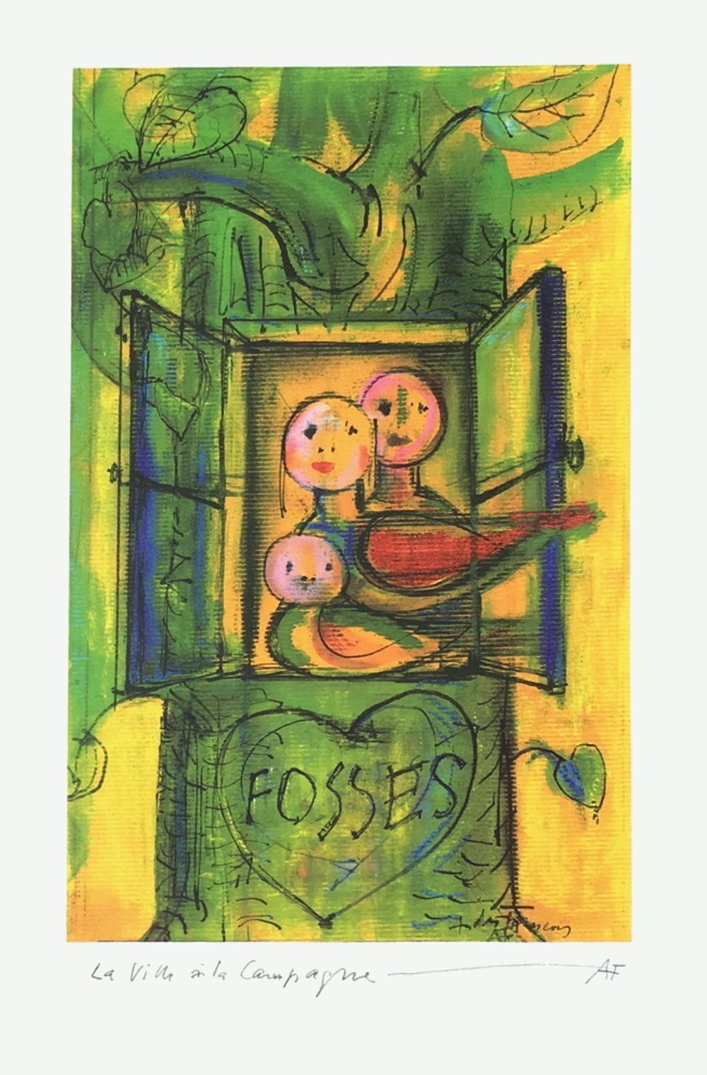 André François Poster Fosses La Ville à La Campagne II 2003
