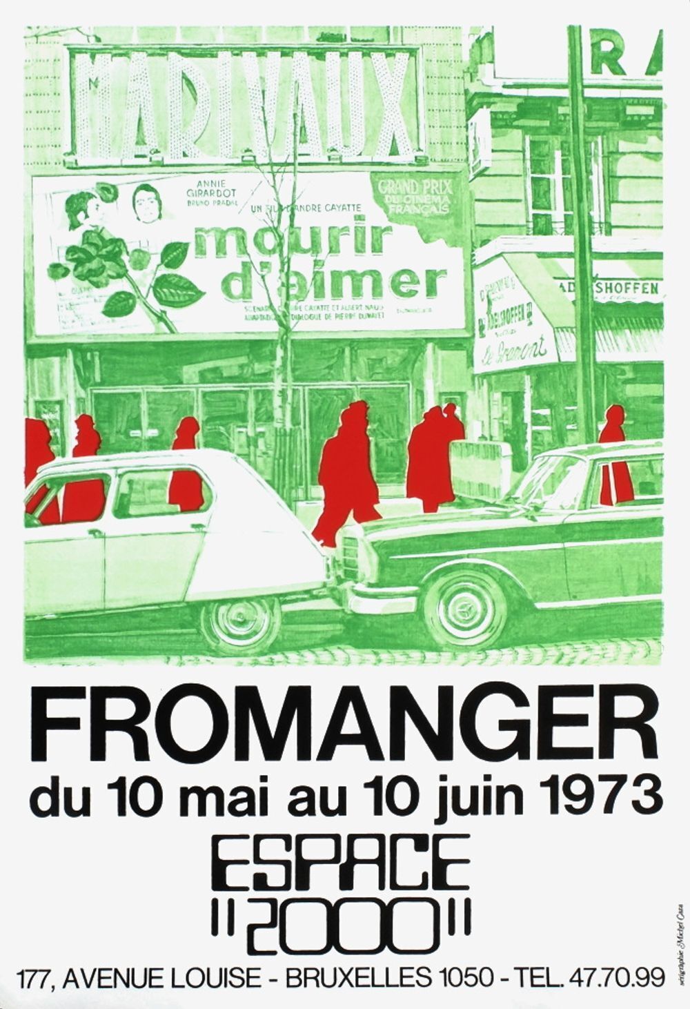 Gérard Fromanger Poster Expo 73 Espace 2000