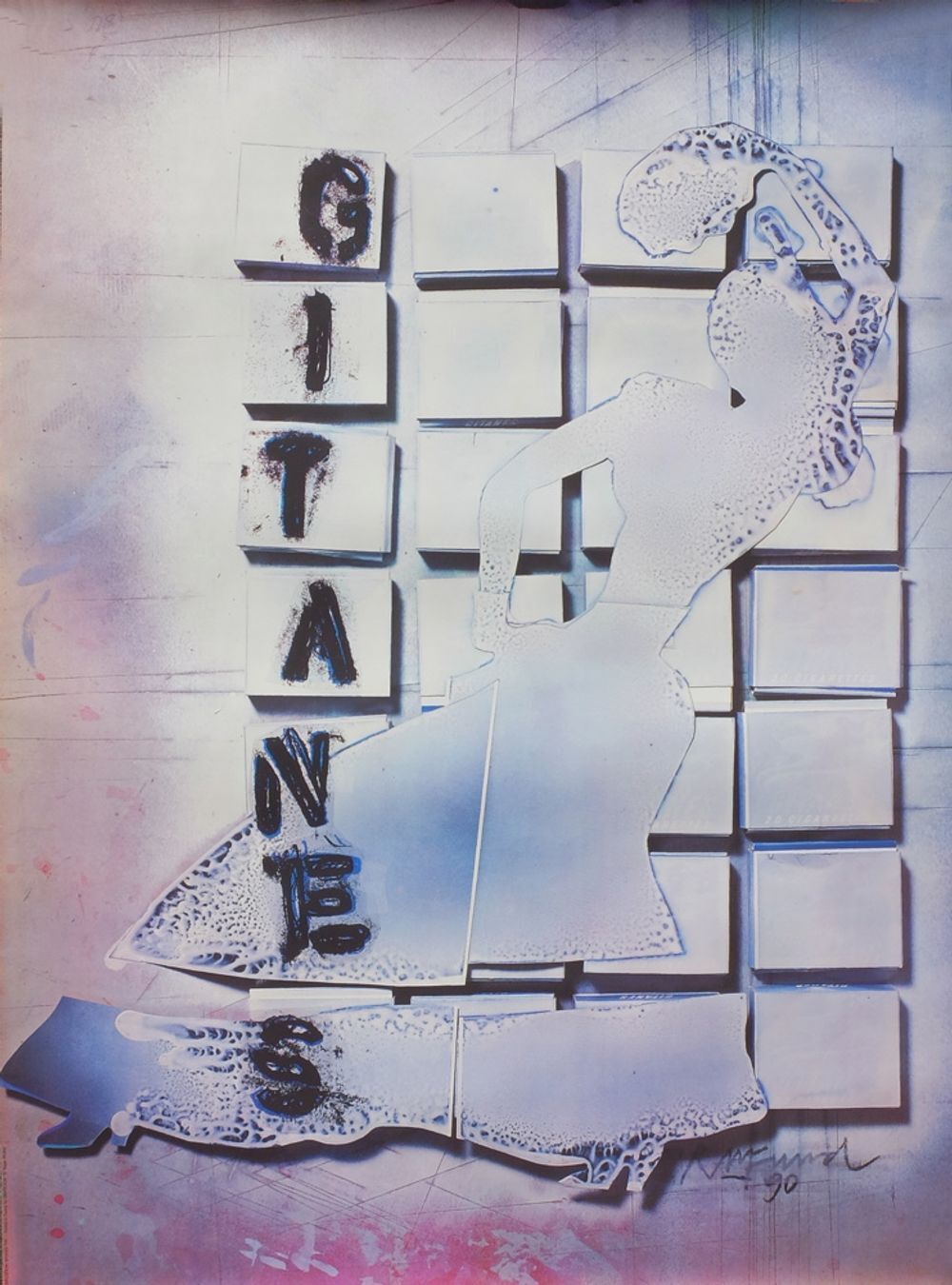 Roger Pfund Poster Gitanes 1991