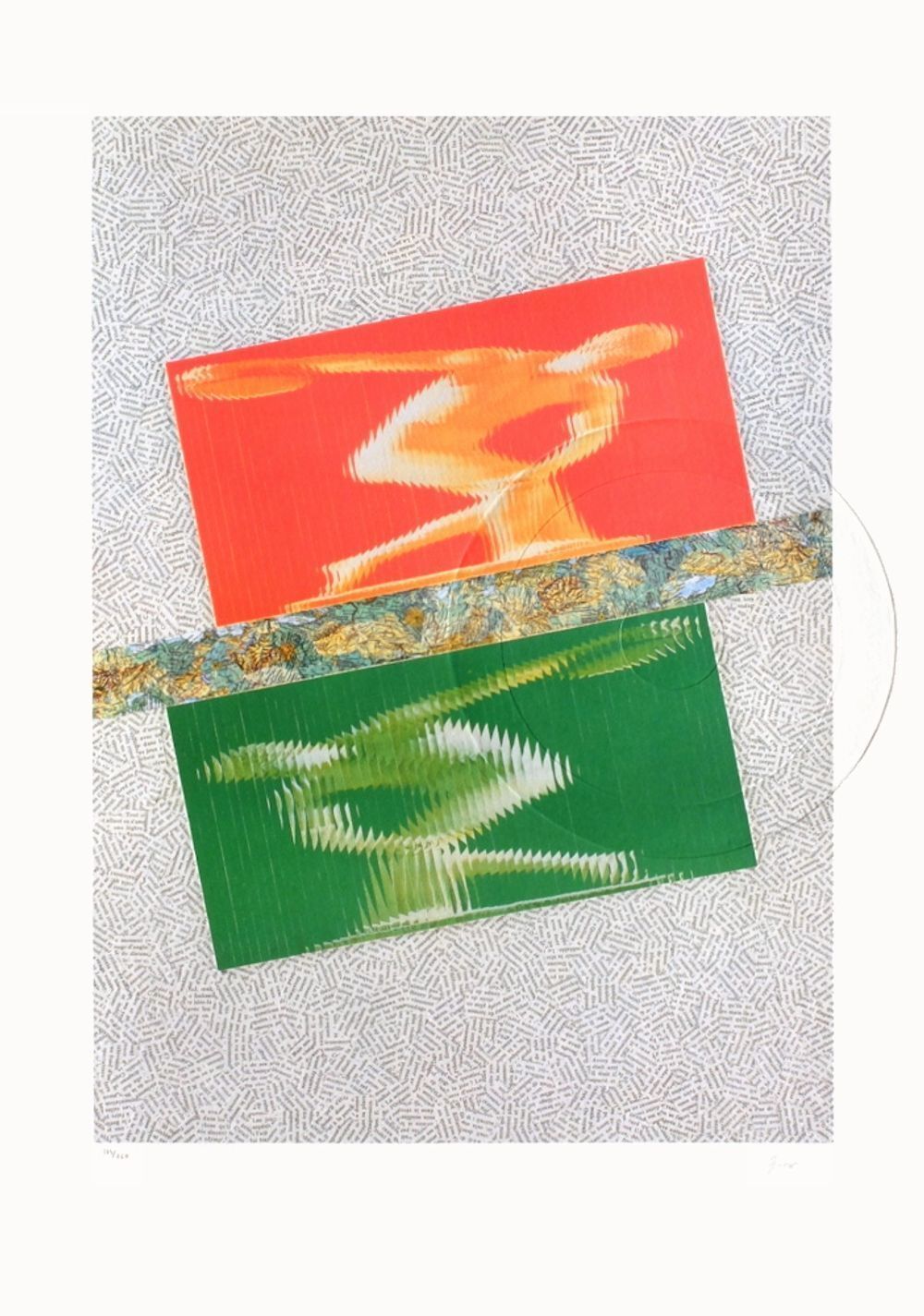 Jiri Kolar Gesigneerde Litho Olympiáda (Barcelona) 1992