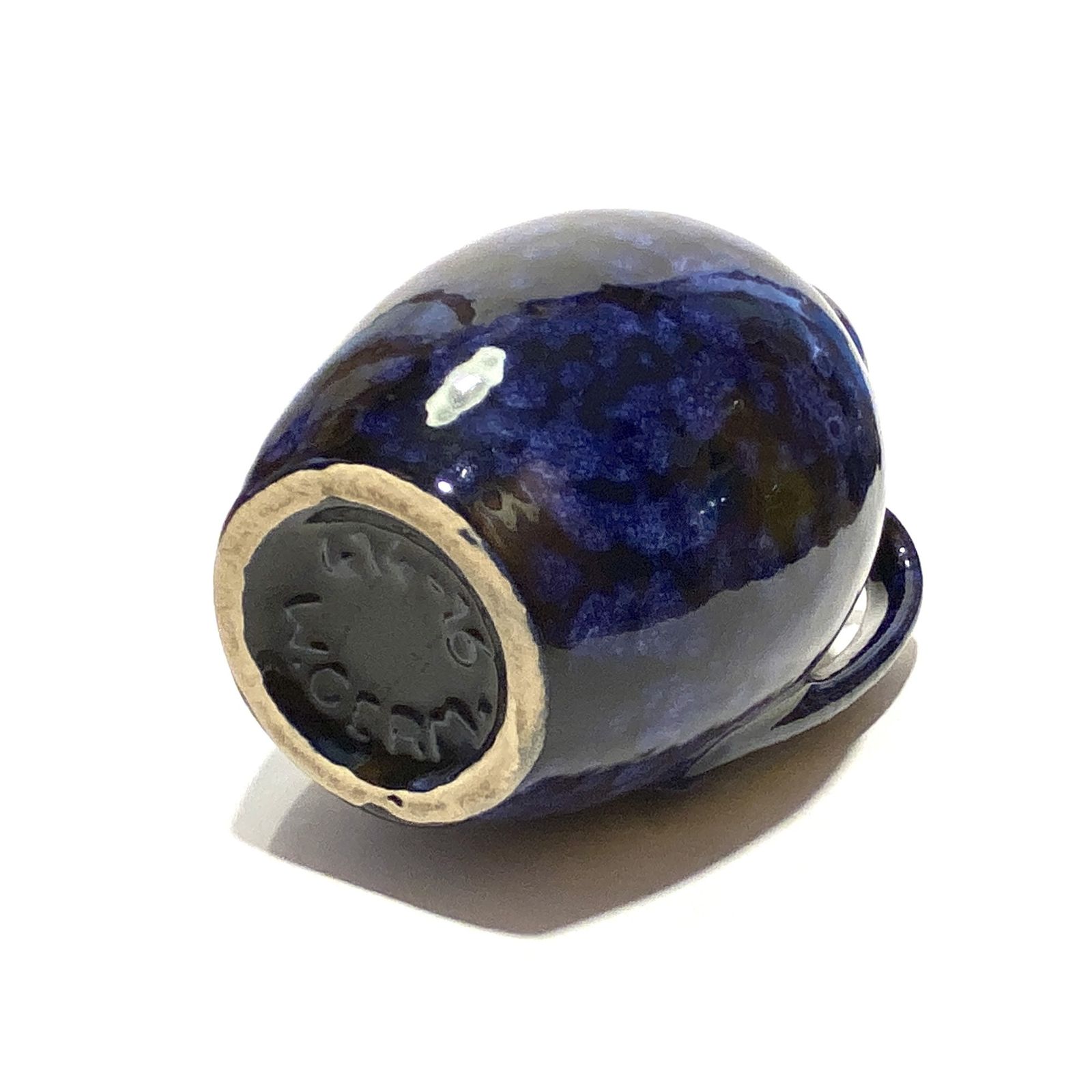 Scheurich Keramik 414 16 Vase In Navy & Blue/Purple Mottled Glaze, 1970 West German Pottery photo 50.0