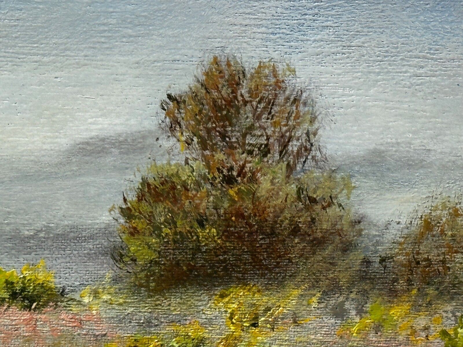 2500.0 Vintage olieverfschilderij Schotse Hooglanden schapen in het Ben Nevis-gebergte door Wendy Reeves photo